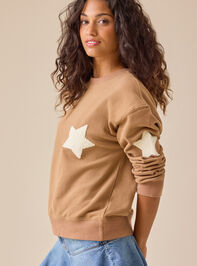 Western Patch Crewneck Detail 4 - TULLABEE