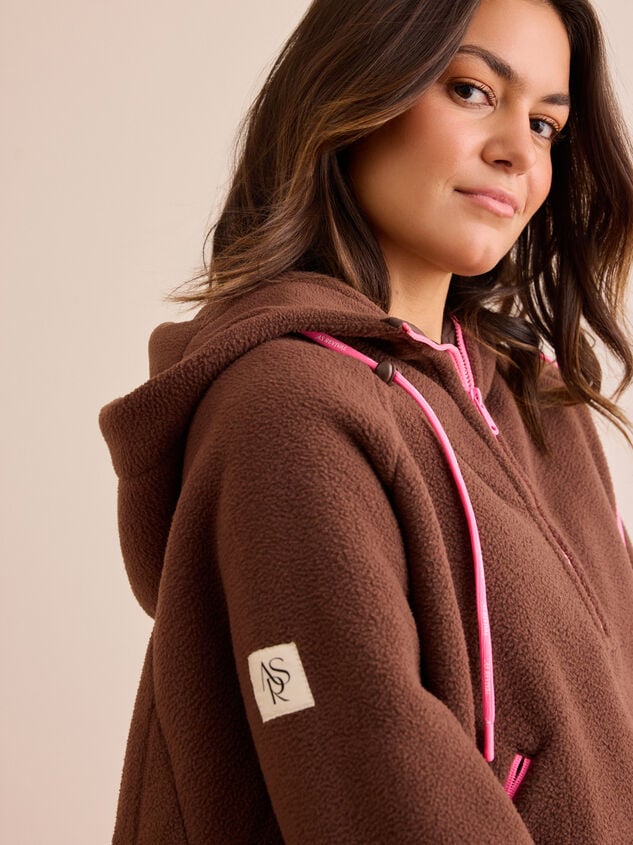 Trackside Fleece Hoodie Detail 5 - TULLABEE