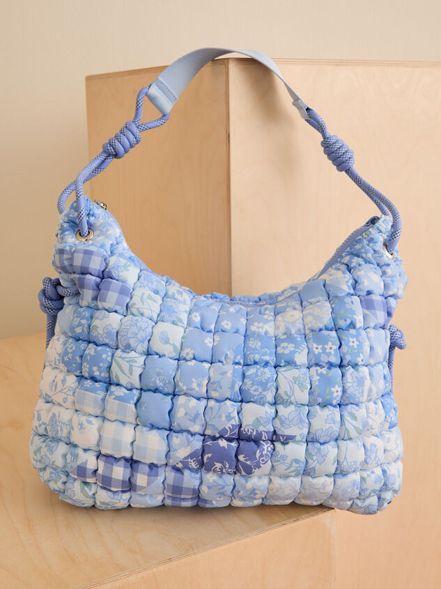 Rope And Bloom Quilted Shoulder Bag Detail 4 - TULLABEE