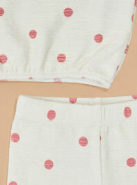 Darla Dot Knit Set Detail 2 - TULLABEE