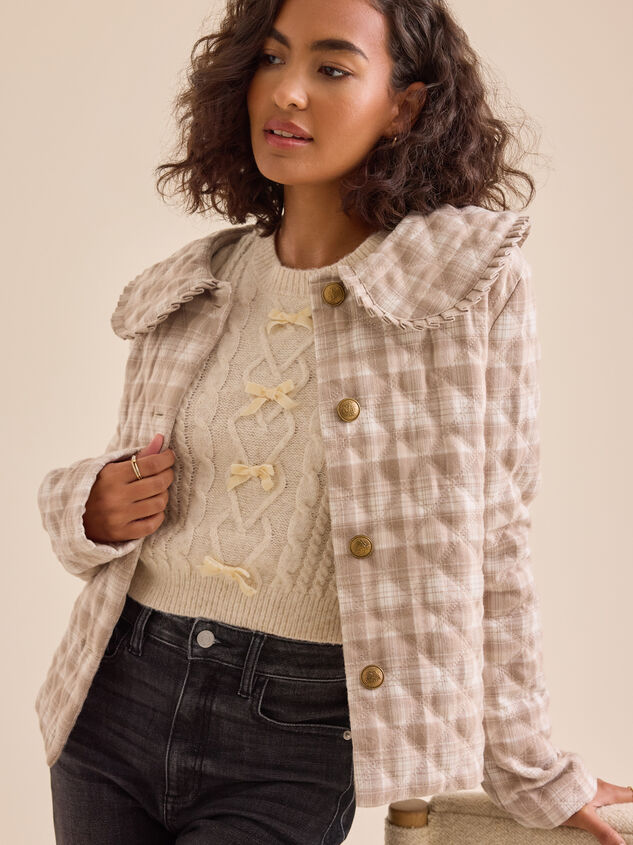 Effie Quilted Collar Jacket - TULLABEE