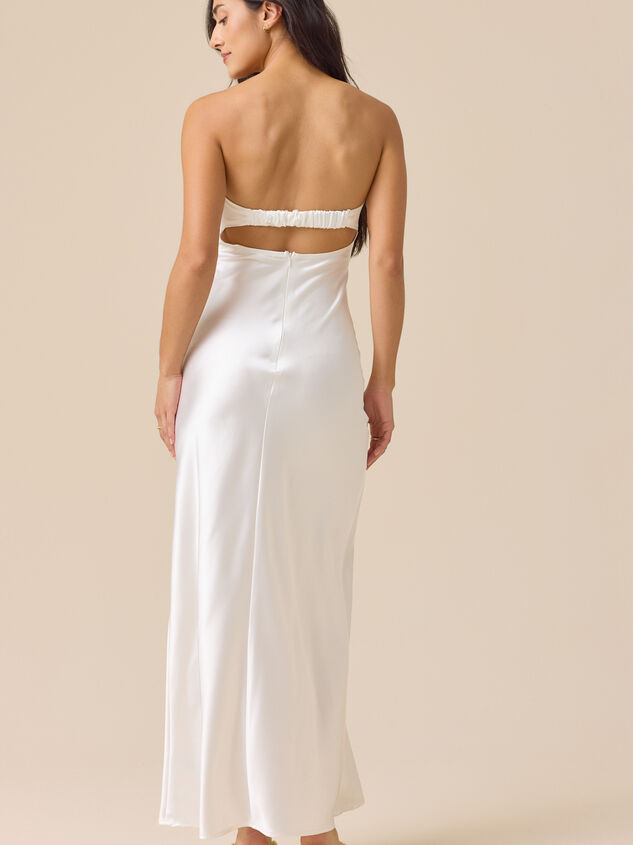 Paityn Strapless Maxi Dress Detail 5 - TULLABEE