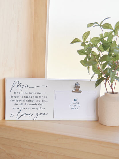 Mom I Love You Wooden Frame - TULLABEE