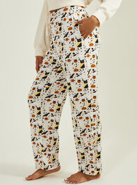 Spooky Cutie Adult Lounge Pants Detail 4 - TULLABEE