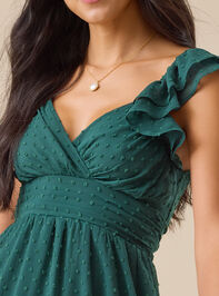 Eleanor Clip Dot Dress Detail 3 - TULLABEE