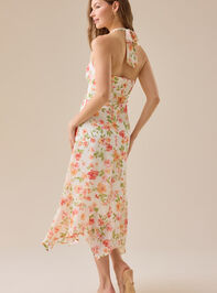 Georgia Floral Maxi Dress Detail 2 - TULLABEE