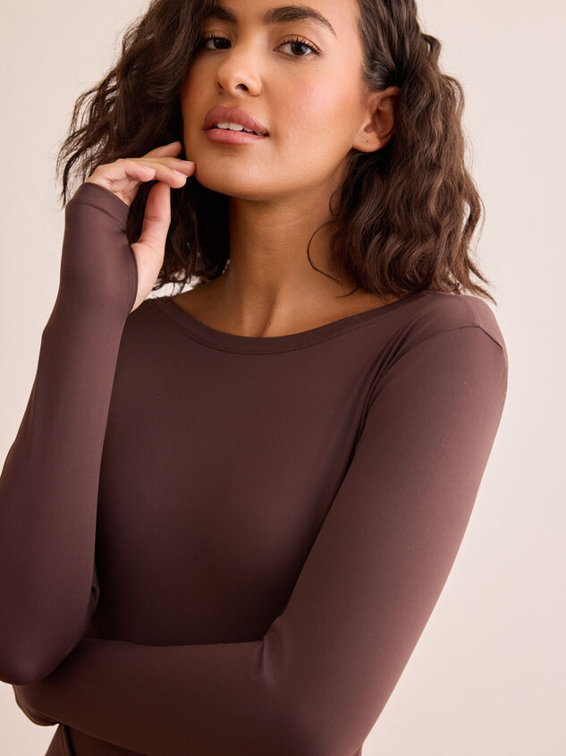 Mindful Motion Long Sleeve Dress Detail 7 - TULLABEE