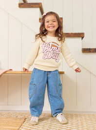 Holly Heart Barrel Jean - TULLABEE