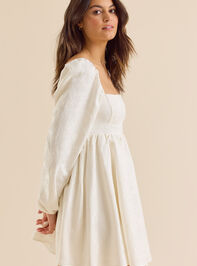 Eileen Jacquard Mini Dress Detail 3 - TULLABEE