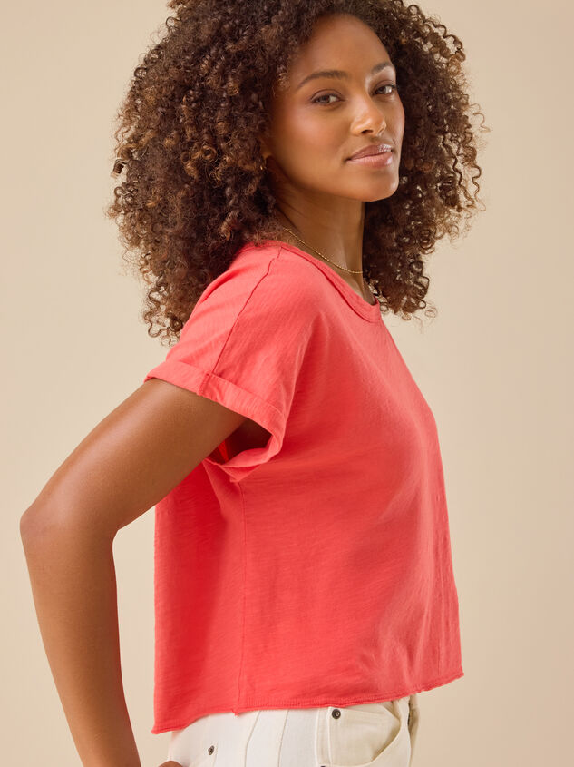 Michaela Boxy Tee Detail 4 - TULLABEE