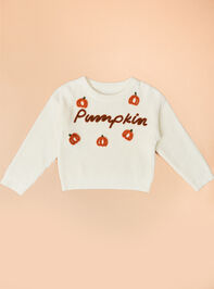 Hello Pumpkin Sweater Detail 2 - TULLABEE