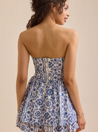 Nila Strapless Eyelet Romper Detail 5 - TULLABEE