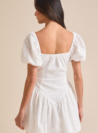 Tillee Eyelet Mini Dress Detail 4 - TULLABEE