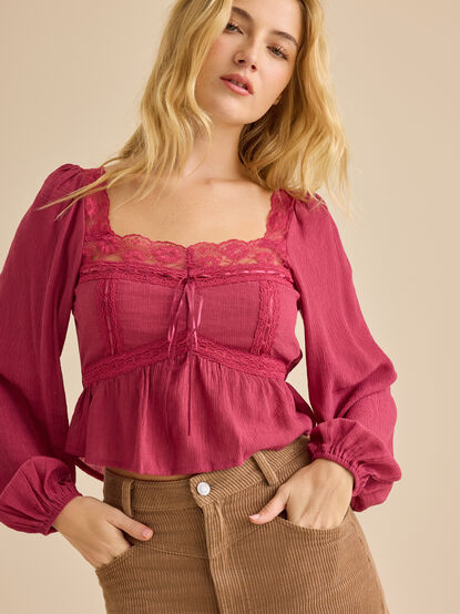 Birdie Lace Blouse - TULLABEE