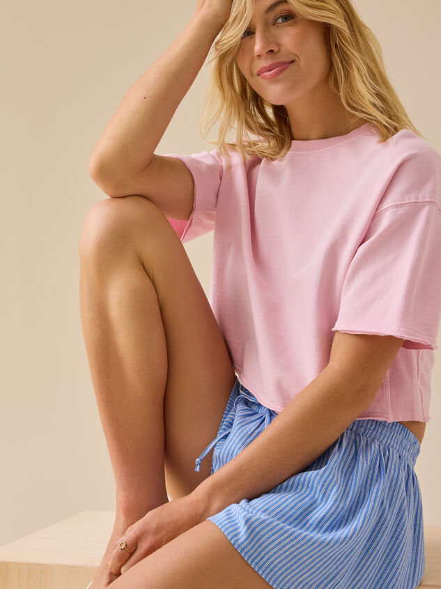 Dana Marie Striped Shorts Detail 6 - TULLABEE