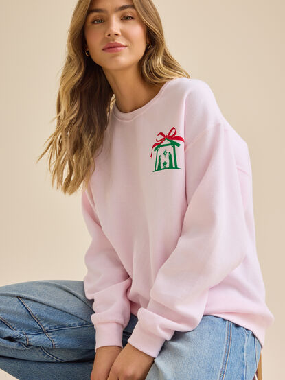 Let Us Adore Him Sweatshirt - TULLABEE