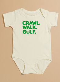 Crawl Walk Golf Graphic Bodysuit - TULLABEE