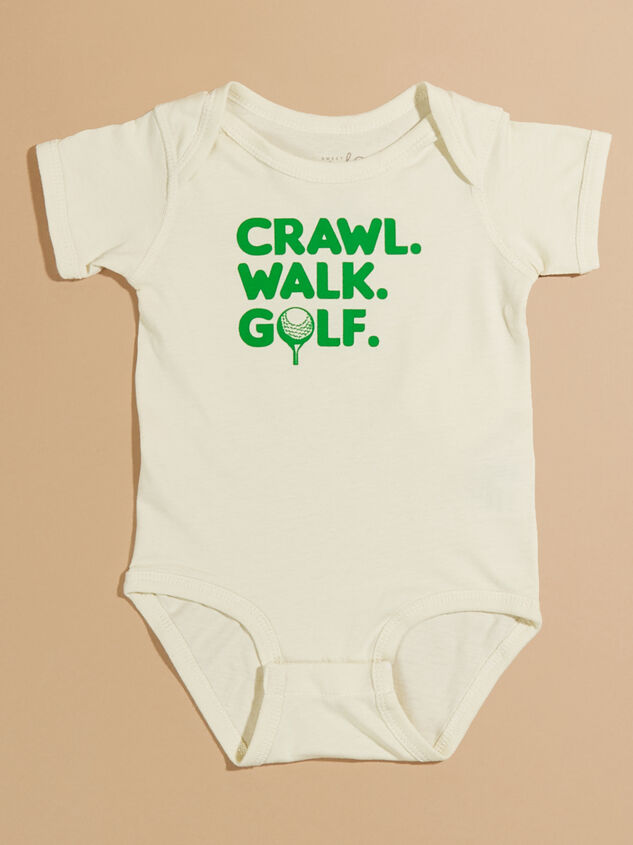 Crawl Walk Golf Graphic Bodysuit - TULLABEE