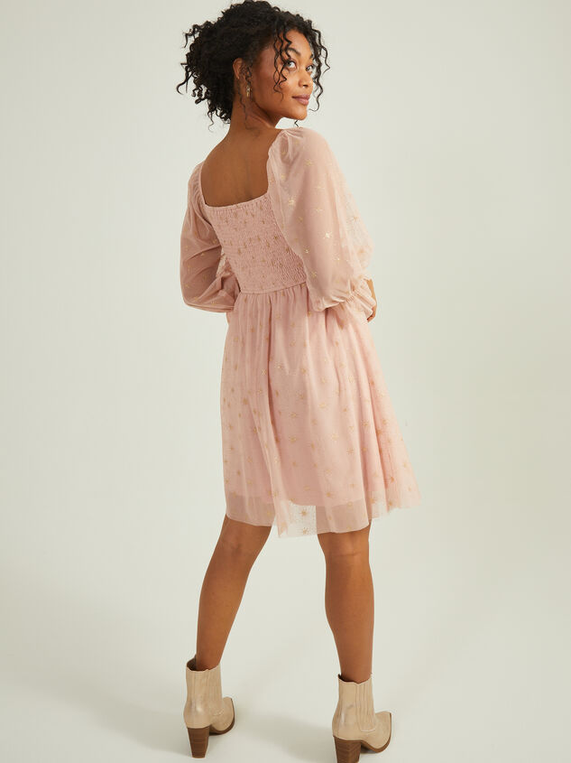 Belle Glitter Mama Dress Detail 6 - TULLABEE