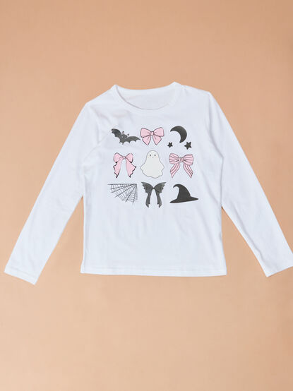 Spooky Coquette Grid Tee - TULLABEE