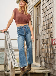 Brett Wide Leg Jeans - TULLABEE