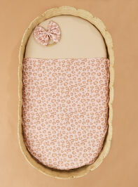 Lulu Leopard Blanket With Bow Detail 2 - TULLABEE