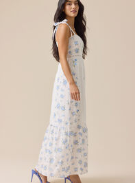 Devyn Floral Maxi Dress Detail 3 - TULLABEE