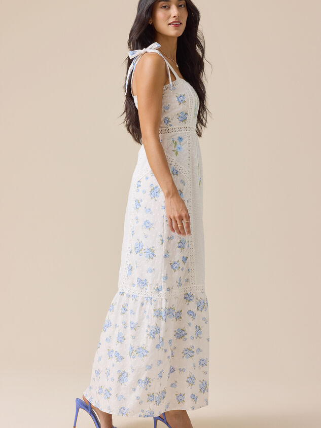 Devyn Floral Maxi Dress Detail 3 - TULLABEE