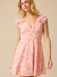 Amaris Floral Mini Dress - TULLABEE