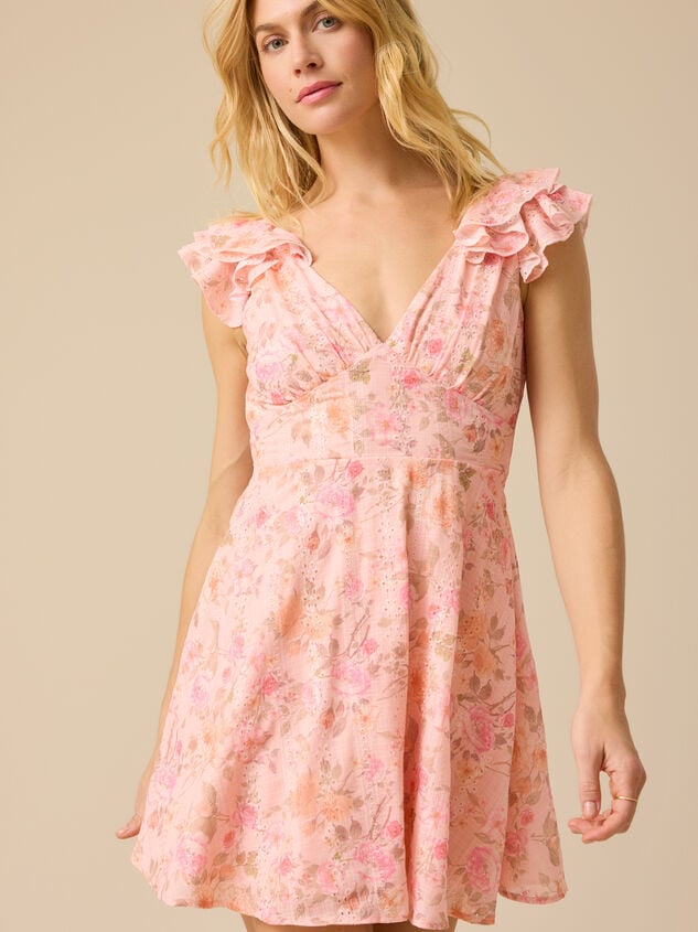 Amaris Floral Mini Dress - TULLABEE