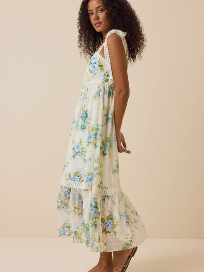 Evelina Floral Maxi Dress - TULLABEE