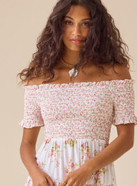 Clayton Floral Mini Dress Detail 2 - TULLABEE