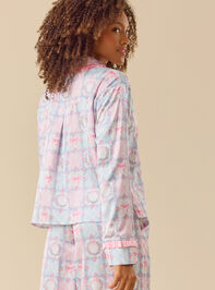 Isabelle Tie-Front Sleep Top Detail 4 - TULLABEE