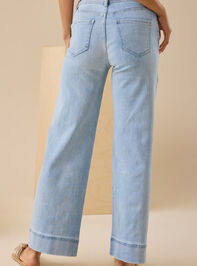 Henley Cropped Jeans Detail 5 - TULLABEE