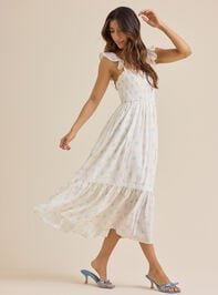 Emma Floral Mama Dress Detail 3 - TULLABEE