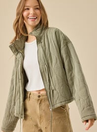 Besty Quilted Jacket Detail 2 - TULLABEE