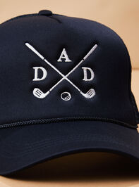 Dad Golf Club Trucker Hat Detail 2 - TULLABEE