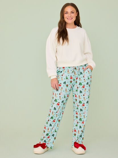 Festive Pups Pajama Pant - TULLABEE