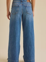 Tina Wide Leg Jeans Detail 7 - TULLABEE