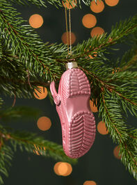 Rubber Clog Christmas Ornament Detail 2 - TULLABEE