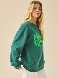 Mama Grinch Sweatshirt Detail 4 - TULLABEE