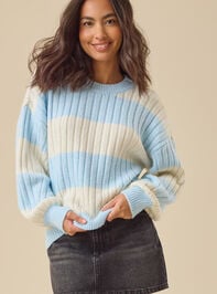 Annette Striped Sweater - TULLABEE