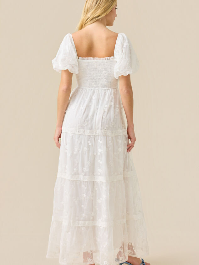 Enoa Floral Maxi Dress Detail 5 - TULLABEE