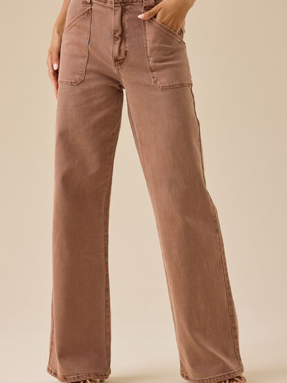 Amelia Front Pocket Pants - TULLABEE