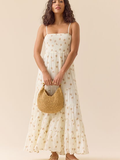 Baylor Embroidered Maxi Dress - TULLABEE