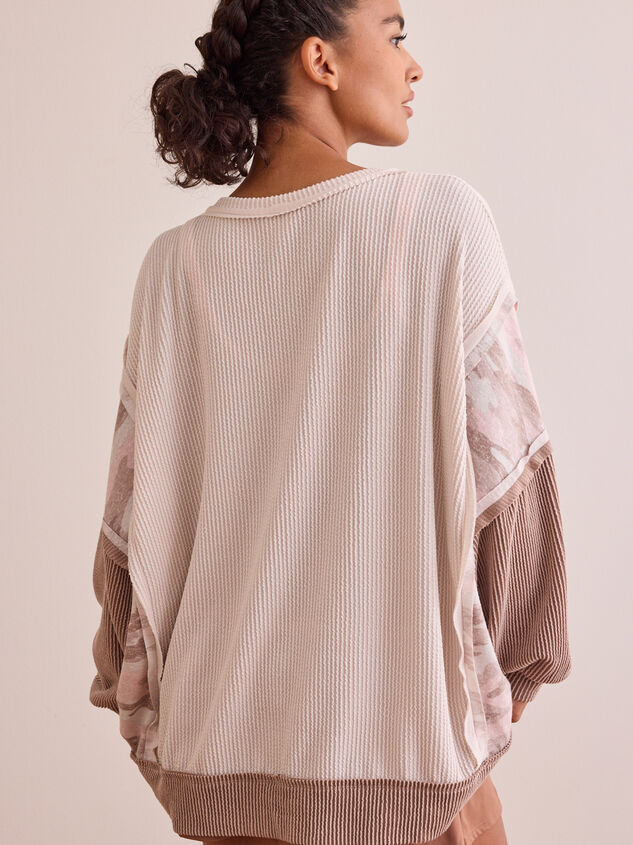 Free Feeling Rib Pullover Detail 4 - TULLABEE