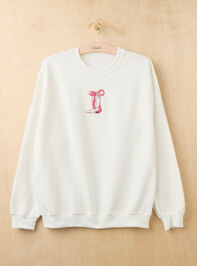 Boots & Bows Embroidered Mama Sweatshirt - TULLABEE