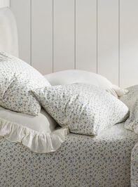 Petunia Cotton Sheet Set Detail 2 - TULLABEE