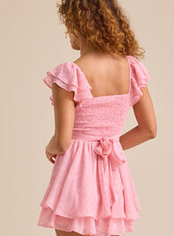 Lainey Double Layered Romper Detail 4 - TULLABEE