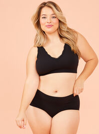 Seamless Ribbed Hipster Undie - TULLABEE